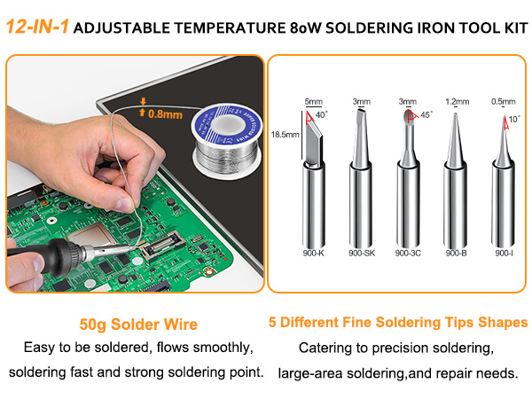 12-IN-1 Soldering iron Set