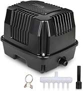 hygger Pond Aerator Pond Air Pump Linear Air Pump Powerful Quiet Commercial Tank Air Pump Pond Pu...