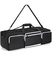 IBVIVIC Tripod Bag, 30.7" Heavy Duty Tripod Carrying Case with Padded Divider Light Stand Bag Dua...