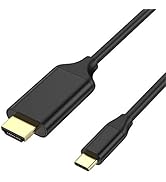 Tianle USB C to HDMI Cable 4K - USB 3.1 (USB-C) to HDMI Adapter Male to Male Gold-Plated Cord