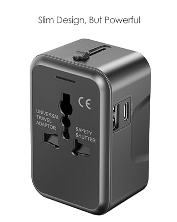 slim travel adapter