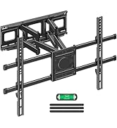 MOUNTUP Full Motion TV Wall Mount for Most 40-85 inch Flat TVs up to 110 lbs, Wall Mount Bracket ...