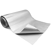 Aggsound 11.8'' X 118.1'' Aluminized Heat Shield Tape, Fiberglass Insulation Thermal Barrier Self...