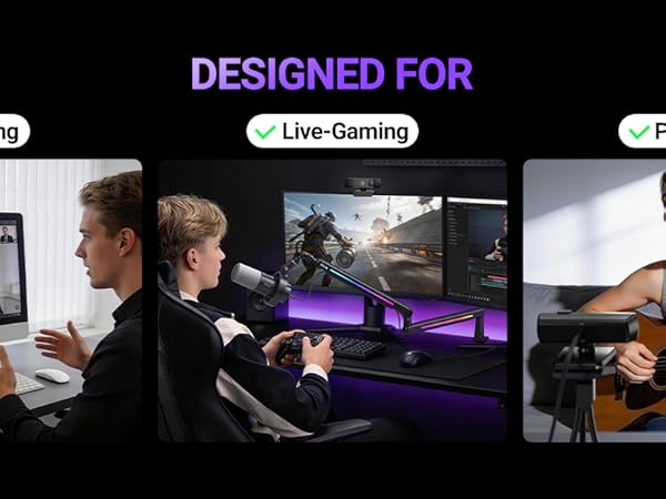 webcam for meeting,live-gaming,podcasting