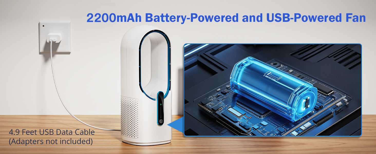 desk fans small quiet