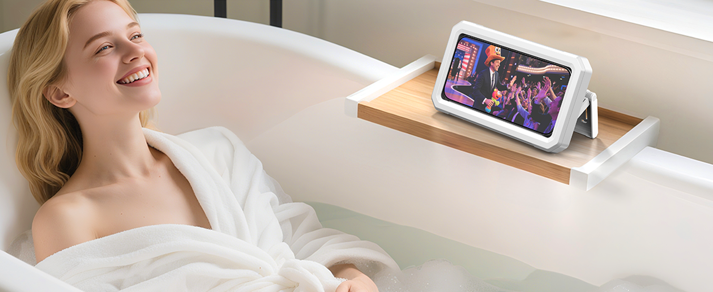 waterproof phone holder for shower