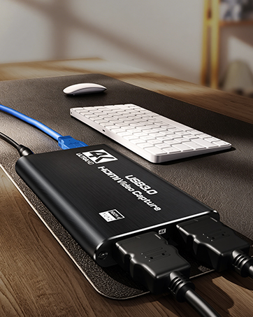 Fulfalic HDMI Capture Card, USB 3.0 1080P 60FPS Video Capture Card with HDMI Loop-Out
