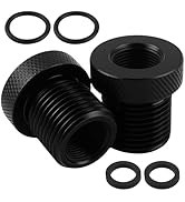 2PCS Oil Filter Adapter,Anti-Rust &amp; Anti-Leak 1/2-28 to 3/4-16 Thread Adapter Protector Kit Inclu...