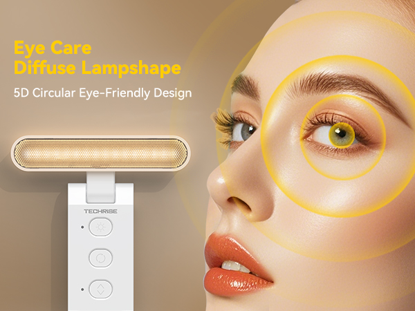 reading light for bed 5D Circular Eye-Friendly Designer, even light to reduce eye strain