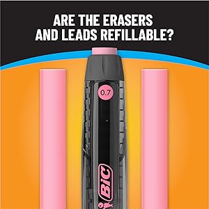 Are The Erasers And Leads Refillable
