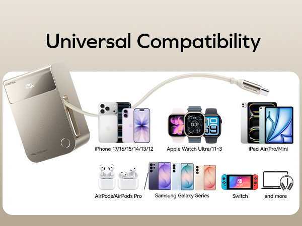 MOMAX Mini Portable Charger