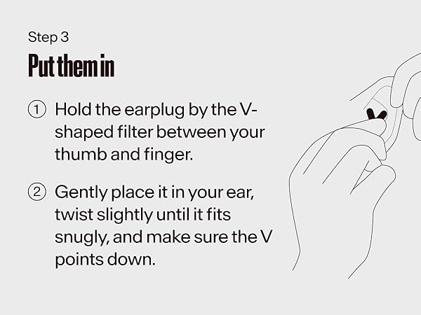 Alpine Tune ear plugs for concerts