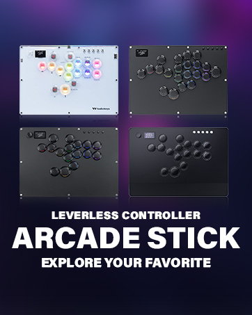 GuileKeys Leverless Controller Arcade Stick