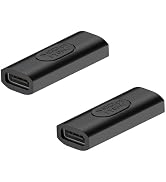 Duttek 240W USB C Female to Female Adapter, 40Gbps USB C Coupler, 8K@60Hz Video Display for Switc...