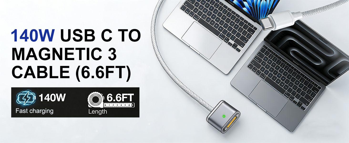 USB-C to Magnetic 3 Cable