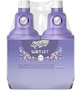 Swiffer WetJet Multi-Purpose Floor Cleaner Solution with Febreze Refill, Lavender Scent, 1.25 Lit...