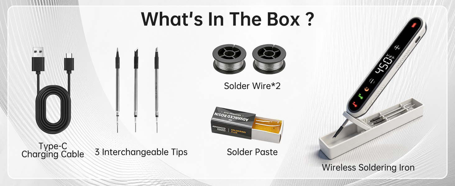 portable soldering iron