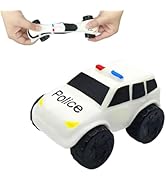 Luckana Police Car Squeeze Toy with 4 Wheels,Stress Relief Stretch and Pull Vehicle Squishies Sen...