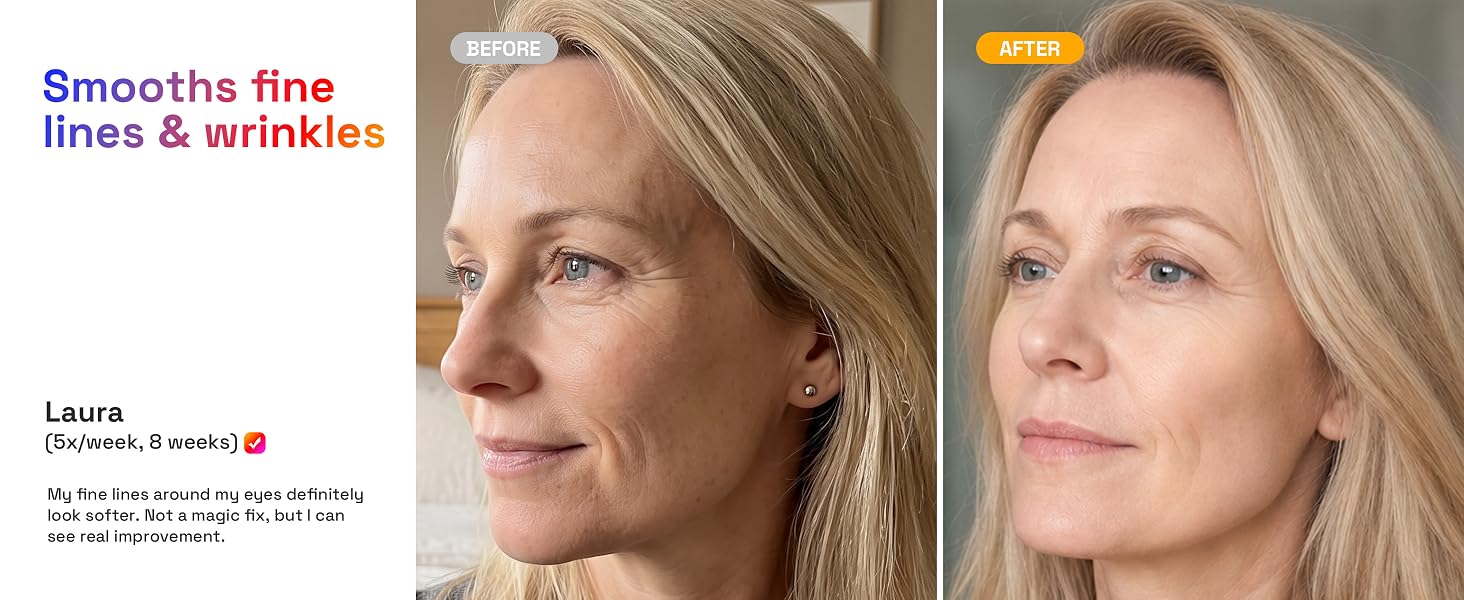 Smooths finelines &amp;amp; wrinkles