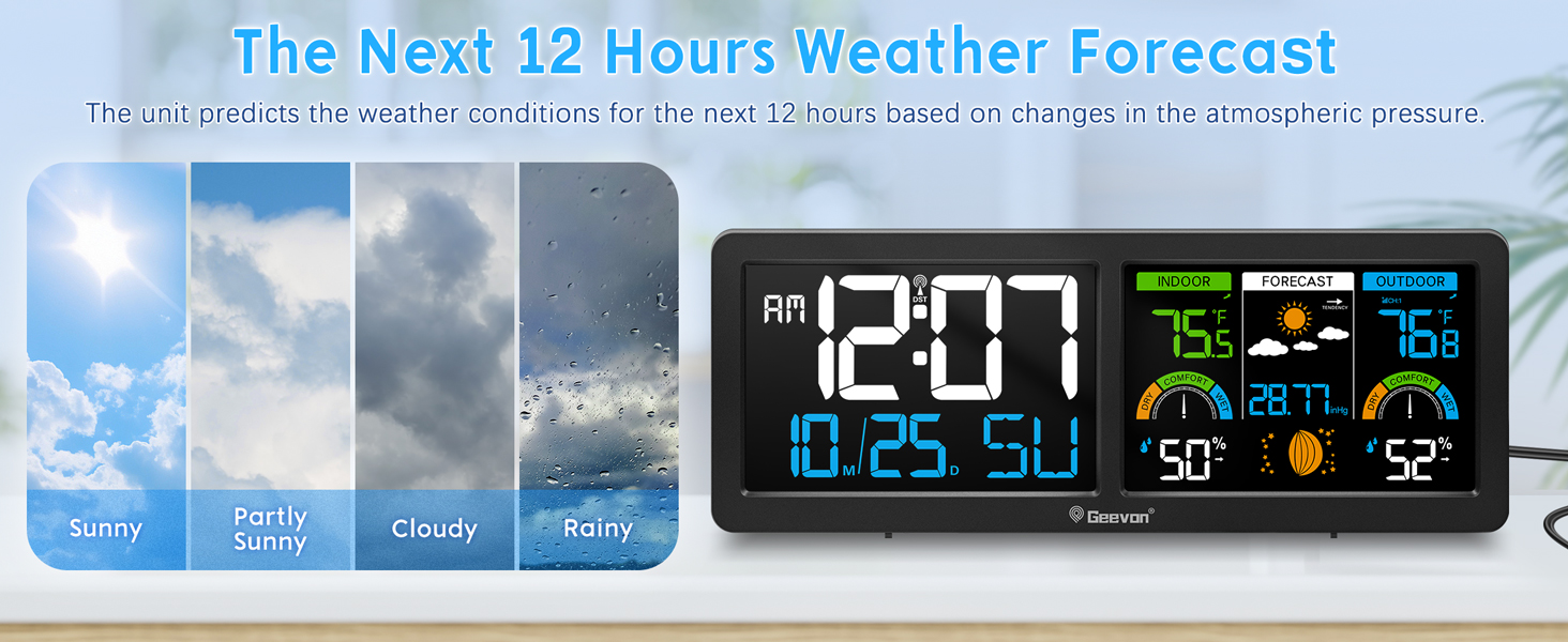 wireless weather forecast station