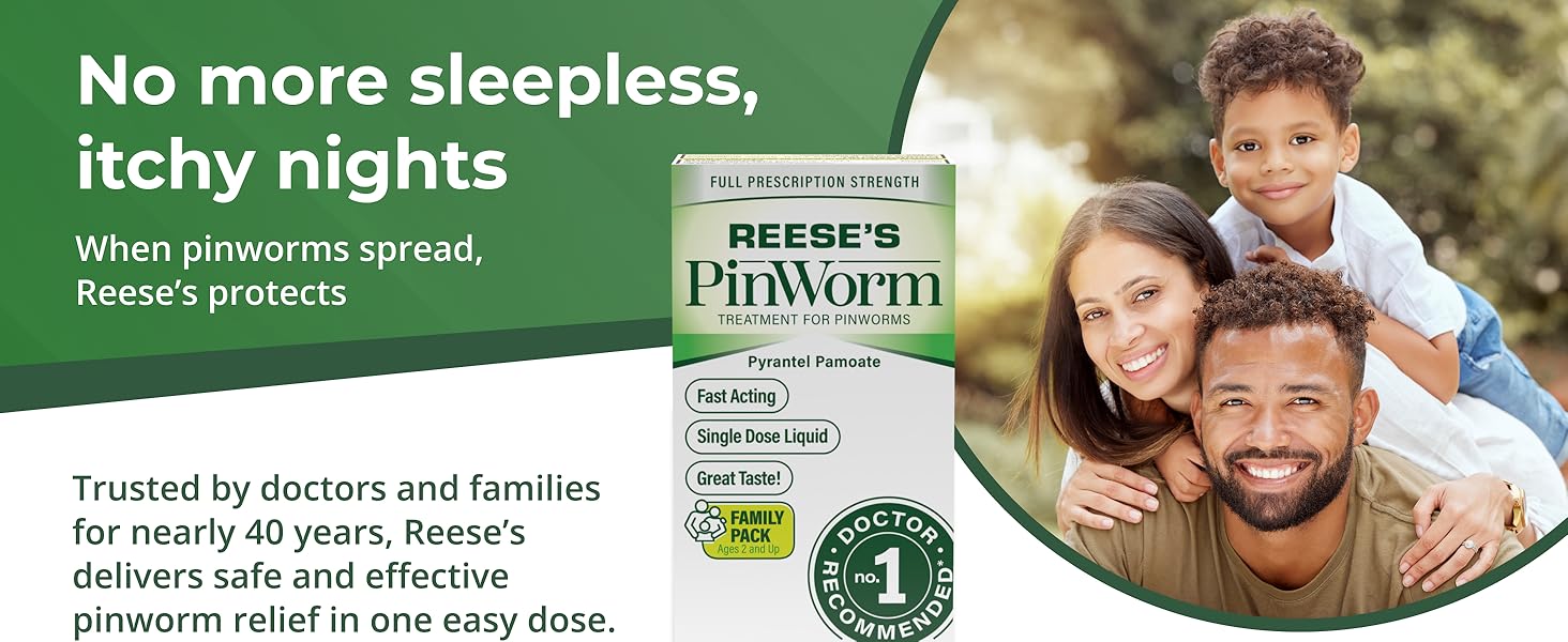 Pinworm medicine for the whole family