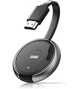 AIMIBO 4K Wireless Display Adapter, Plug and Play, 2.4G/5G HDMI Wireless Dongle for iOS Android W...