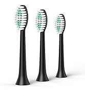 Operan Electric Toothbrush Replacement 3 Heads Black
