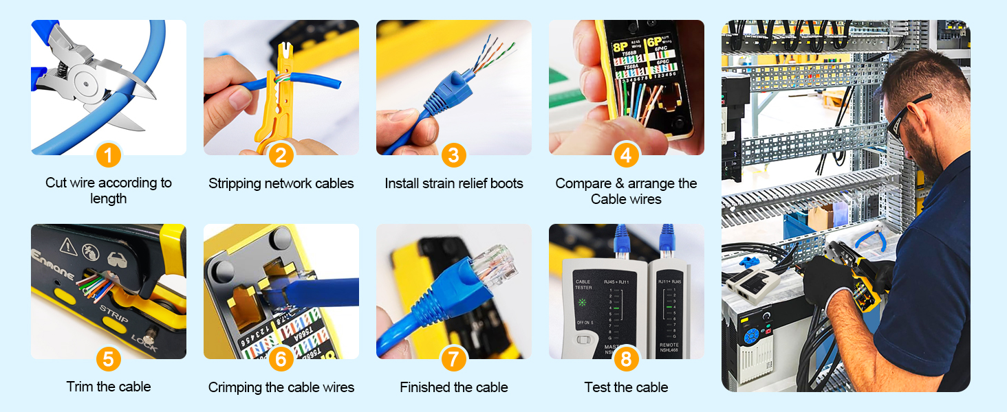 rj45 crimper tool kit