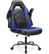 Sweetcrispy Computer Gaming Desk Chair - Ergonomic Office Executive Adjustable Swivel Task PU Lea...