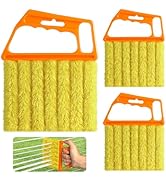3pcs Window Blind Cleaner Duster Tool,2026 New Cleaning Tools,7 Fingers Washable Microfiber Duste...
