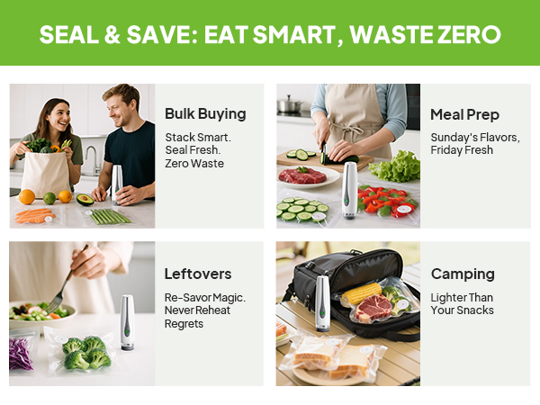 Compact Vacuum Sealer for Food