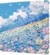 WSLUCKO Extended Large Gaming Mouse Pads Mat 35.4"x15.7"x0.12"(3mm Thick), Oversized Office Desk ...