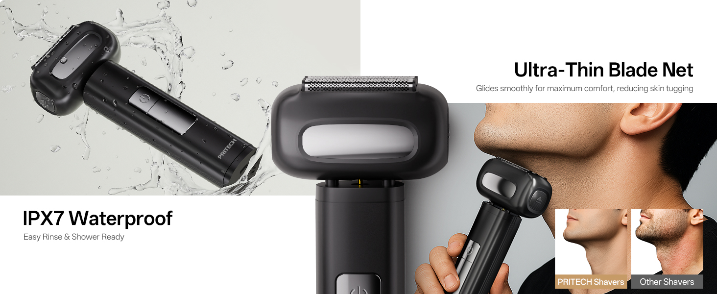 PRITECH Electric Razor Men Shaving Face