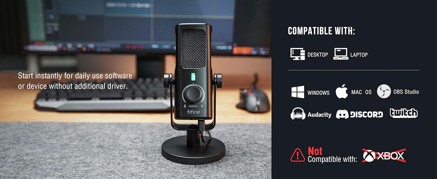 USB condenser microphone