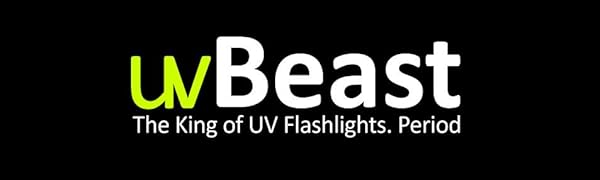 uvBeast Black Light UV Flashlight