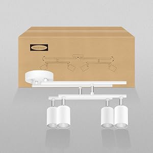 white semi flush mount base