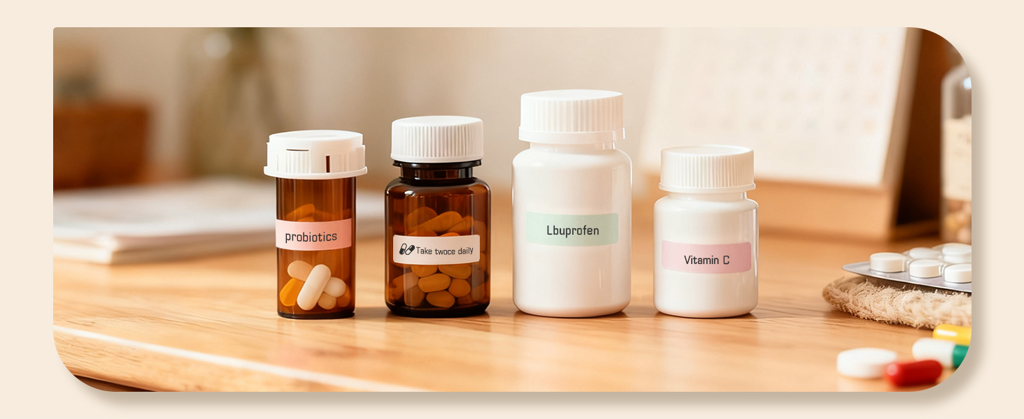 Everyday Household Storage Category Label Making