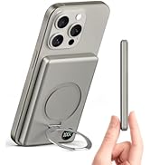 Anyzoo for MagSafe Battery Pack, 10000mAh Magnetic Power Bank PD 20W Portable Charger, LED Displa...