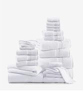 Lane Linen 100% Premium Cotton 24 piece Bath Towel set