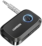 UGREEN 5.3 Aux Bluetooth Adapter for Car, [Greater Connection] Bluetooth Aux Adapter for Car, Blu...