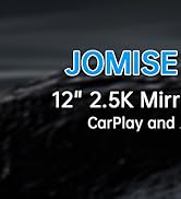 2.5K Mirror Dash Cam with Carplay Mirror &amp; Android Auto, Dash Cam Front and Rear with Zoom Functi...