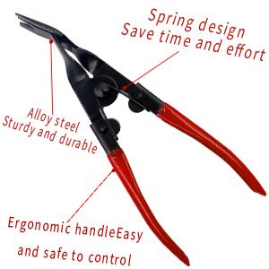 Trim Removal Tool,Auto Push Pin Bumper Retainer Clip Set Pry Kit Car Panel Radio Removal Clip Pliers