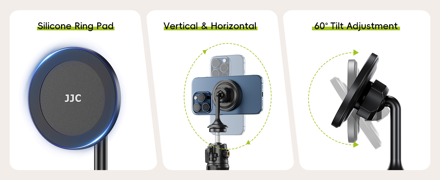 magnetic phone tripod mount