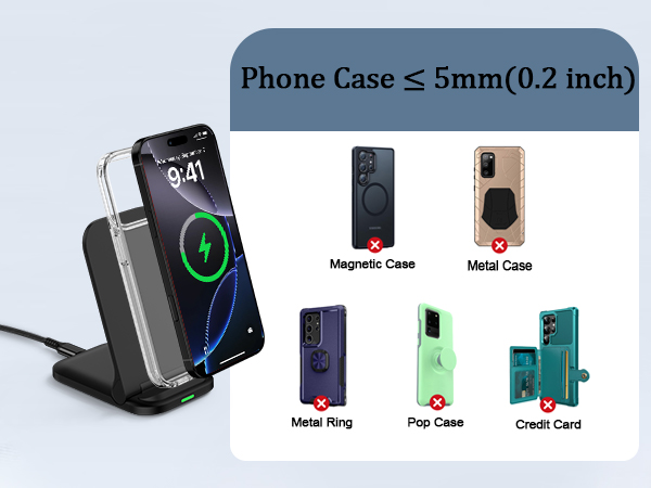 15w wireless charger fast charging for samsung s25 ultra s24 fe