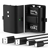 Fosmon Rechargeable Battery Pack Compatible with Xbox Series X/S Controllers (Not for Xbox One / ...