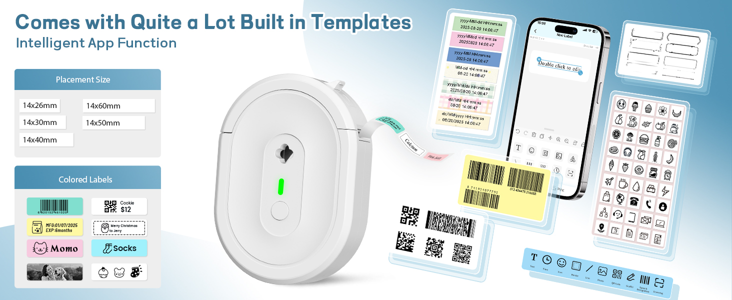 label maker machine with tape label printer labeler label machines