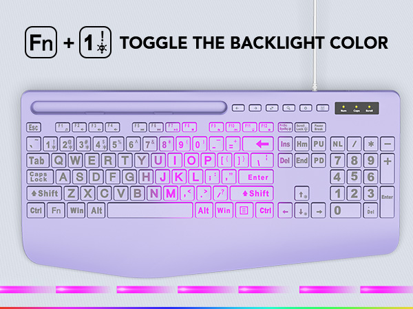 lighted keyboard
