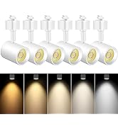 VANoopee 5-Color LED Track Lighting Heads H Type Track Light Heads Dimmable Bright Rail Ceiling S...