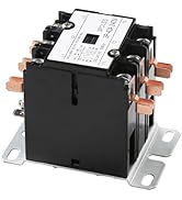 Seentech Heavy-Duty 3-Pole 40 Amp Contactor with 240 VAC Coil – Perfect for Relays, Air Condition...