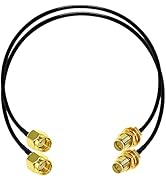 RP-SMA Coaxial Cable RG58 TUOLNK RP SMA Male to RP SMA Female 50 ohm Low Loss Antenna Extension C...